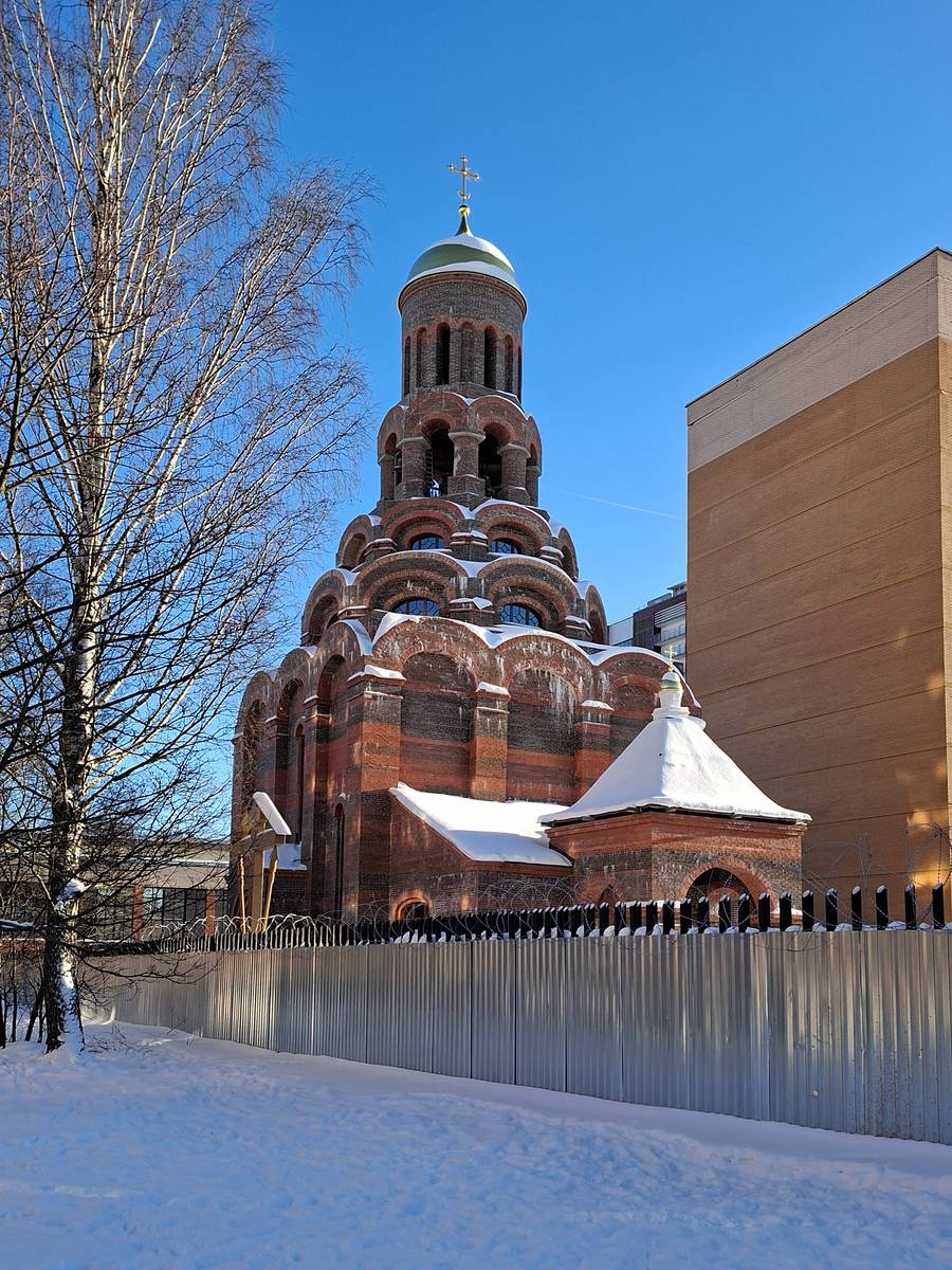 документальные фотографии. Церковь Сергия Радонежского при Военной академии связи имени С.М. Будённого, Калининский район (Санкт-Петербург, г. Санкт-Петербург)