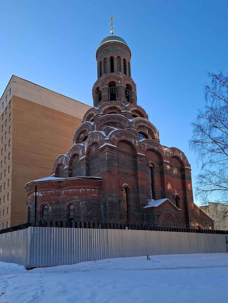 документальные фотографии. Церковь Сергия Радонежского при Военной академии связи имени С.М. Будённого, Калининский район (Санкт-Петербург, г. Санкт-Петербург)