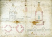 Часовня при кафедральном соборе Рождества Пресвятой Богородицы, Проект ограды и часовни, построенной в 1867 г., Красноярск, Красноярск, город, Красноярский край