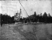 Рождества Пресвятой Богородицы Коневский монастырь. Коневский скит, Вид Коневского скита Коневского монастыря, Коневец, остров, Приозерский район, Ленинградская область