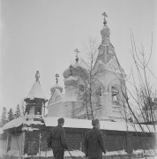 Рождества Пресвятой Богородицы Коневский монастырь. Коневский скит, Фото из Архива финских вооруженных сил SA-kuva, Коневец, остров, Приозерский район, Ленинградская область