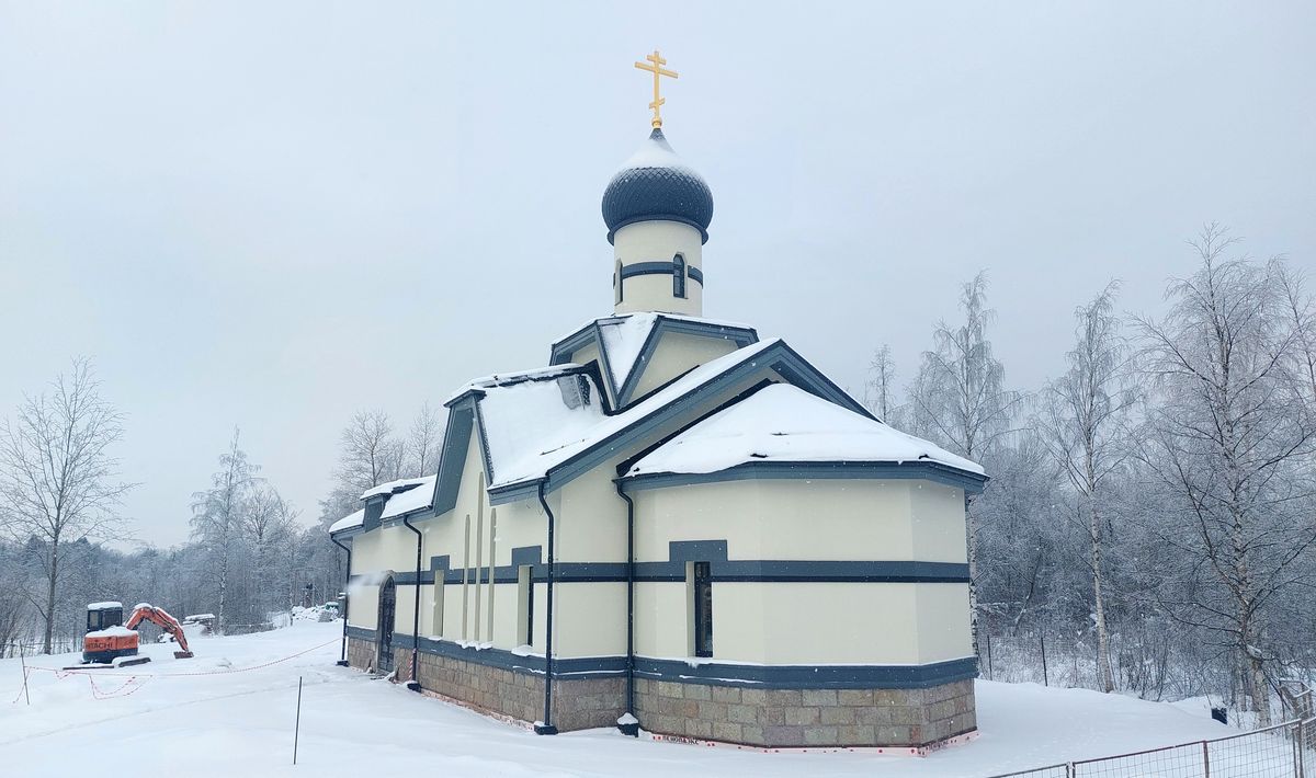 фасады. Церковь Алексия, человека Божия в Белоострове (каменная), Белоостров (Санкт-Петербург, Курортный район, г. Санкт-Петербург)