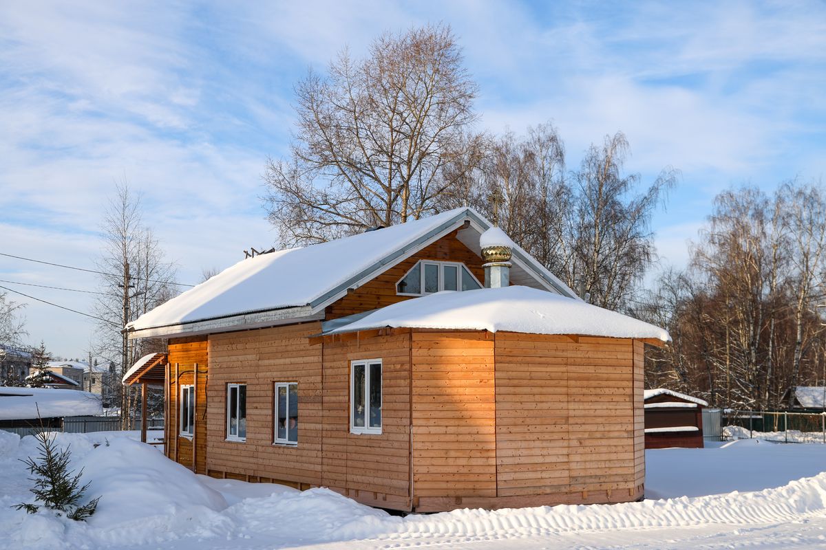 фасады. Временная церковь при церкви Николая Чудотворца "Золотые Кресты", Вологда (Вологда, город, Вологодская область)