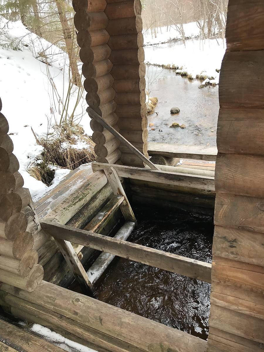 Спуск в купель, дополнительная информация. Часовня Антония Сийского, Савинский (Плесецкий район, Архангельская область)