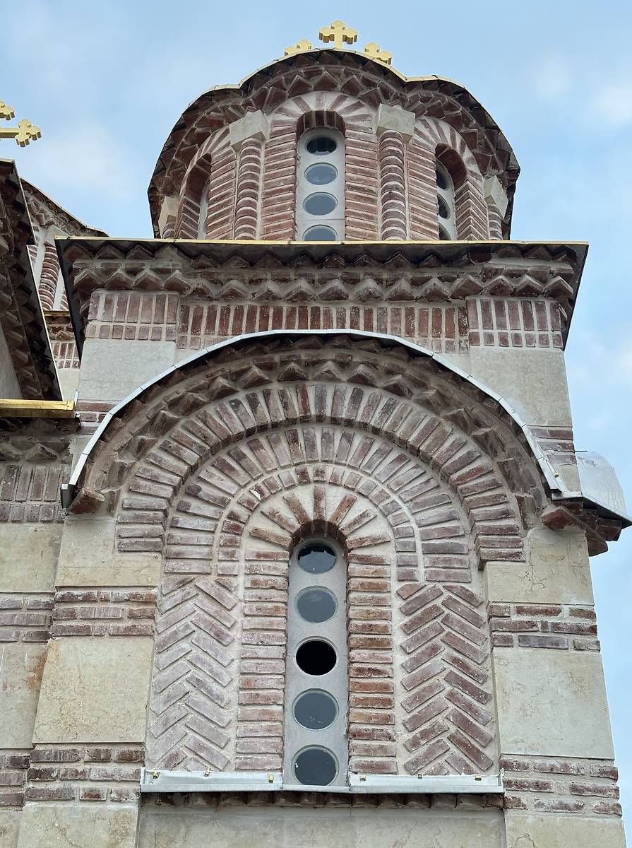 Завершение углового компартимента и малый световой барабан, архитектурные детали. Церковь Преображения Господня, Пунта Кана (Доминиканская Республика, Прочие страны)