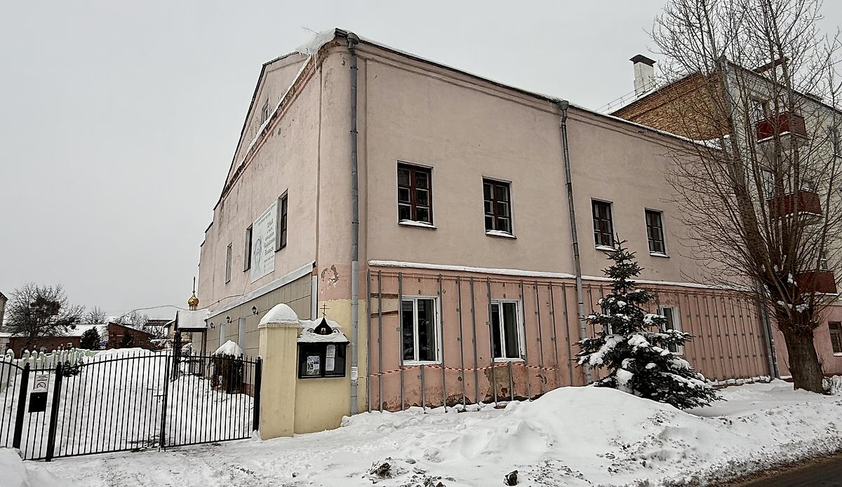 Восточный фасад, фасады. Церковь Евфросинии Полоцкой, Бобруйск (Бобруйский район, Беларусь, Могилёвская область)