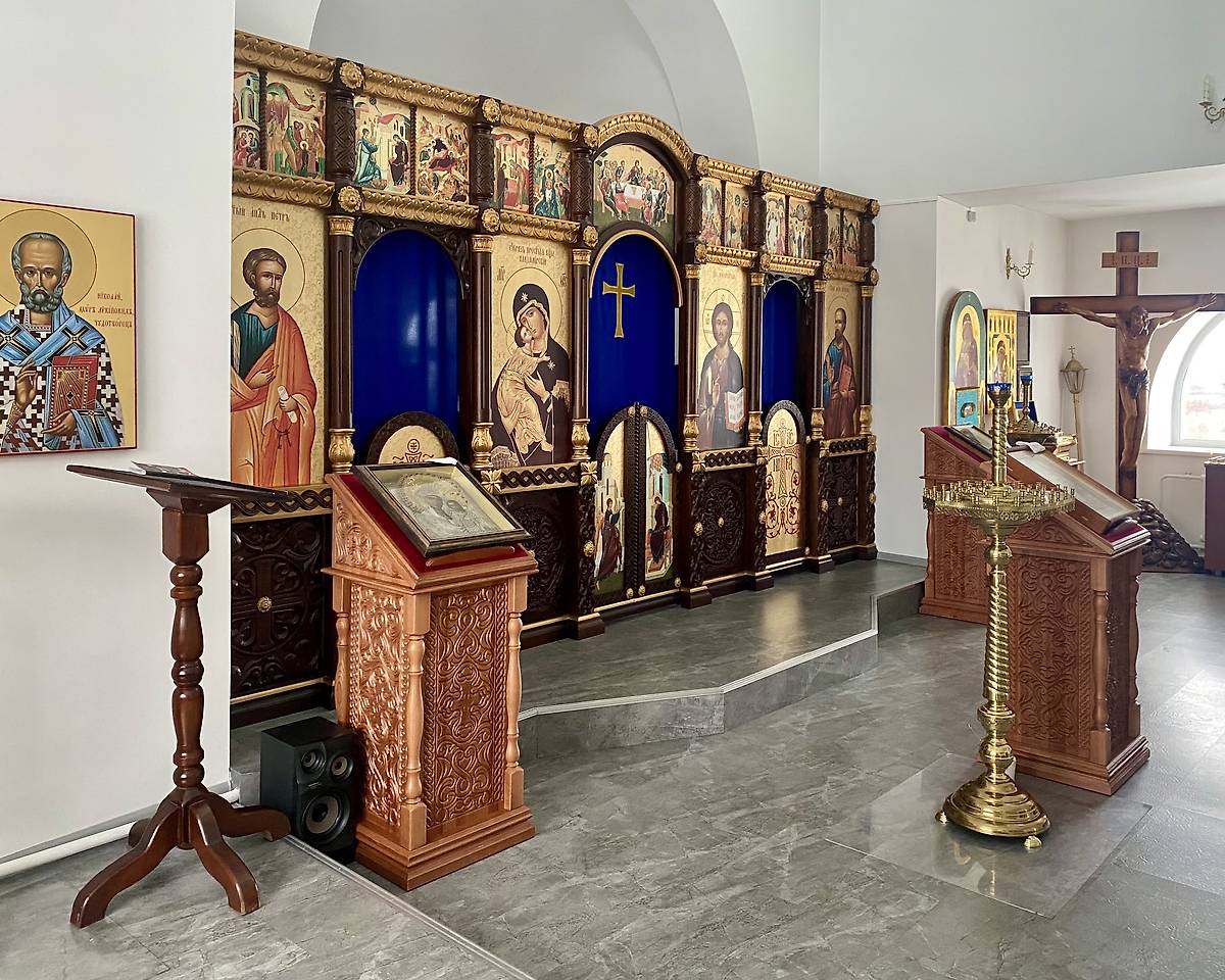 интерьер и убранство. Церковь Казанской иконы Божией Матери, Сосновка (Новокузнецкий район и г. Новокузнецк, Кемеровская область)