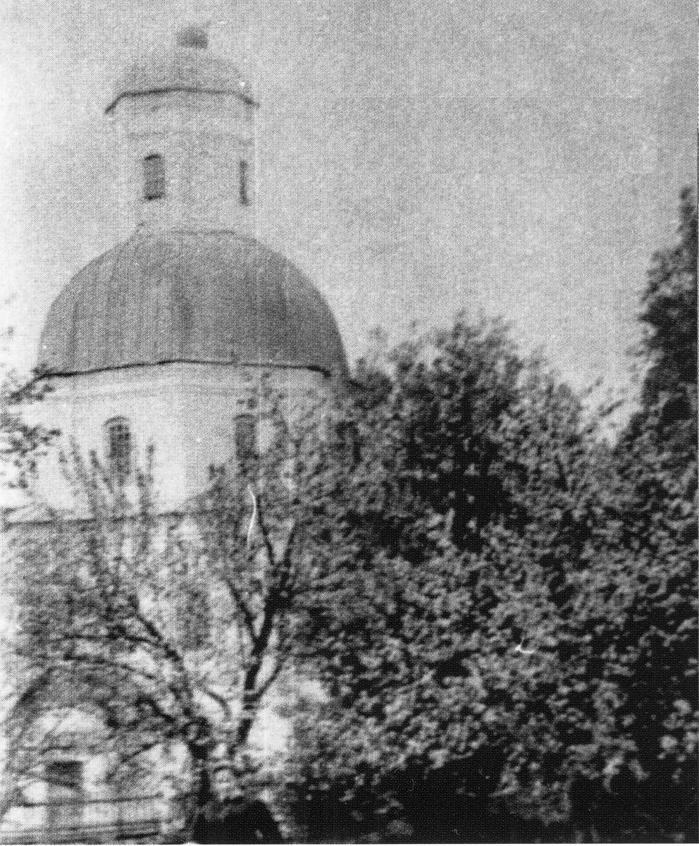 архивная фотография. Церковь Преображения Господня, Малое Восное (Устюженский район, Вологодская область)