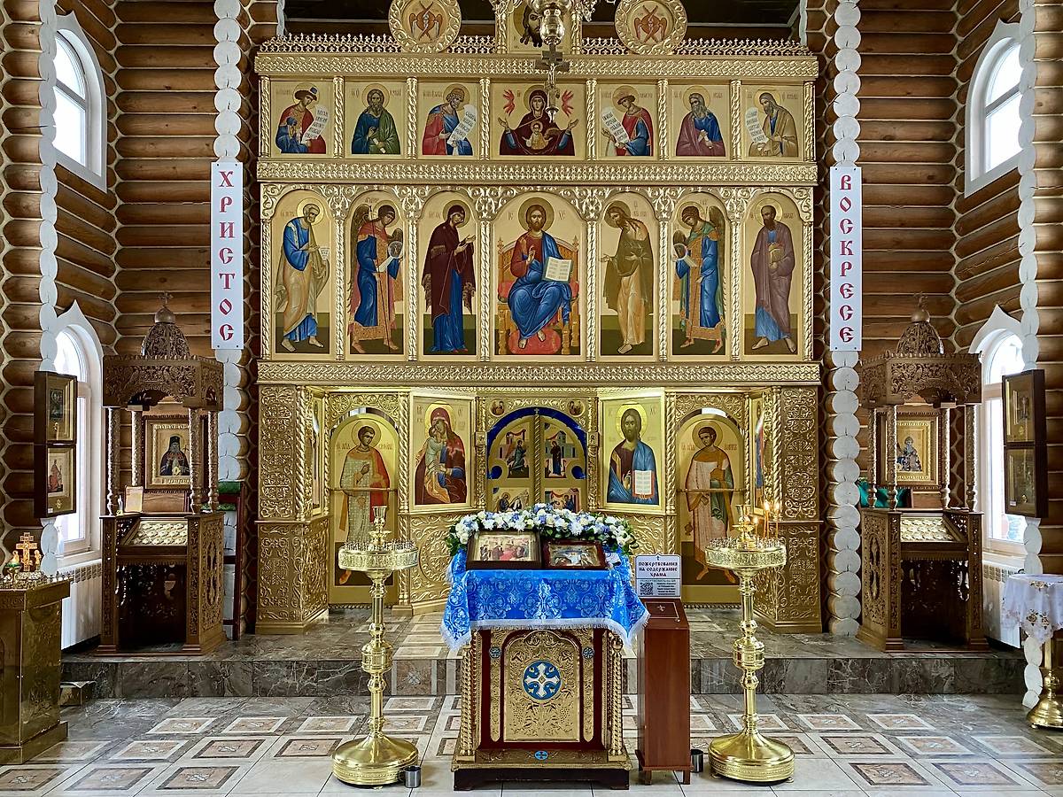 Вид на алтарь, интерьер и убранство. Церковь Матроны Московской, Кемерово (Кемерово, город, Кемеровская область)