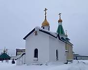 Часовня Матроны Московской, Вид с востока, Школьный, Прокопьевский район и г. Прокопьевск, Кемеровская область