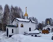 Часовня Матроны Московской, Вид с ЮЗ, Школьный, Прокопьевский район и г. Прокопьевск, Кемеровская область