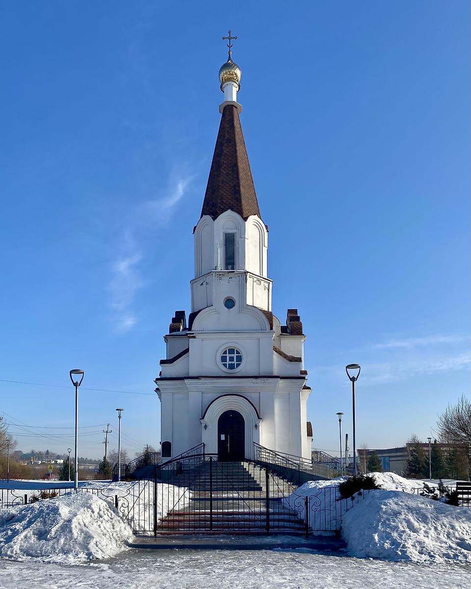 Западный фасад , фасады. Церковь Ольги равноапостольной, Калачёво (Прокопьевский район и г. Прокопьевск, Кемеровская область)