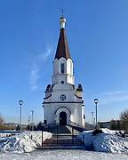 Церковь Ольги равноапостольной, Западный фасад , Калачёво, Прокопьевский район и г. Прокопьевск, Кемеровская область