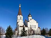 Церковь Ольги равноапостольной, Южный фасад, Калачёво, Прокопьевский район и г. Прокопьевск, Кемеровская область