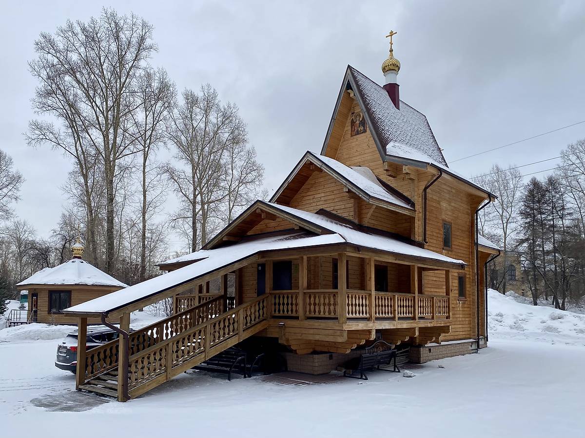 Вид ЮЗ, фасады. Церковь Михаила Архангела, Кемерово (Кемерово, город, Кемеровская область)