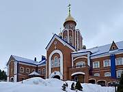 Успенский женский монастырь.  Надвратная церковь Успения Пресвятой Богородицы, Восточный фасад, Елыкаево, Кемеровский район, Кемеровская область