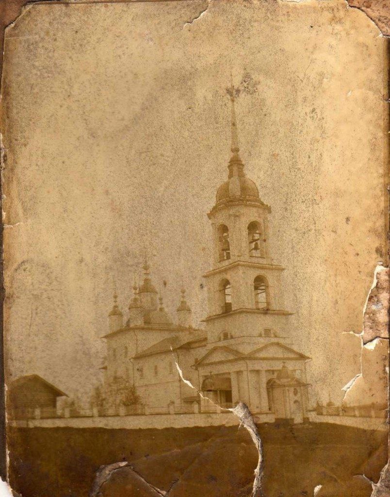 архивная фотография. Церковь Благовещения Пресвятой Богородицы, Гора (Усть-Кубинский район, Вологодская область)