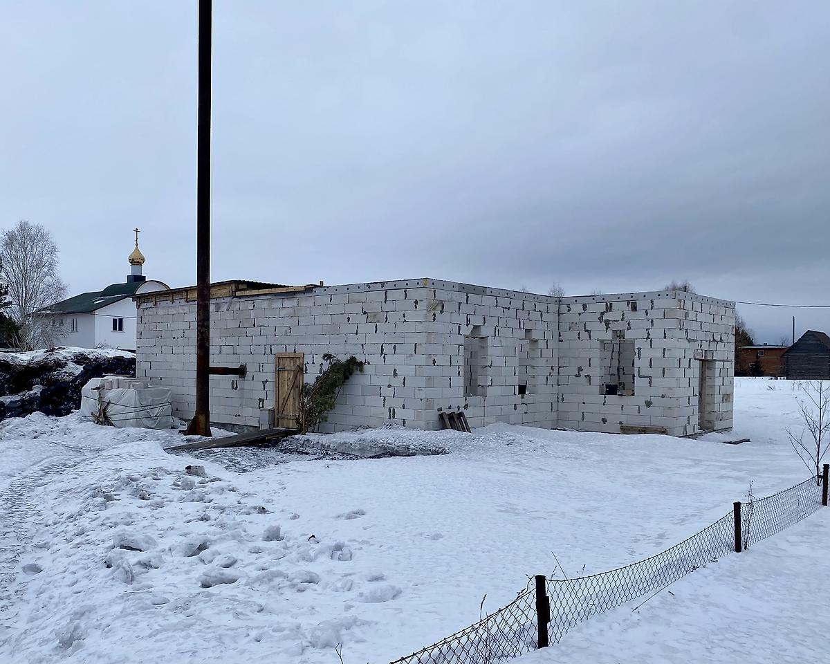 Второй строящийся корпус монастыря, дополнительная информация. Троицкий мужской монастырь, Старочервово (Кемеровский район, Кемеровская область)