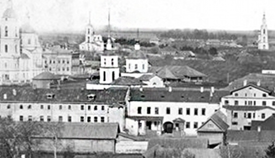 Фото. В.А. Колотильщикова, кон. XIX в.:  hram-tver.ru, архивная фотография. Церковь Троицы Живоначальной, Кашин (Кашинский городской округ, Тверская область)