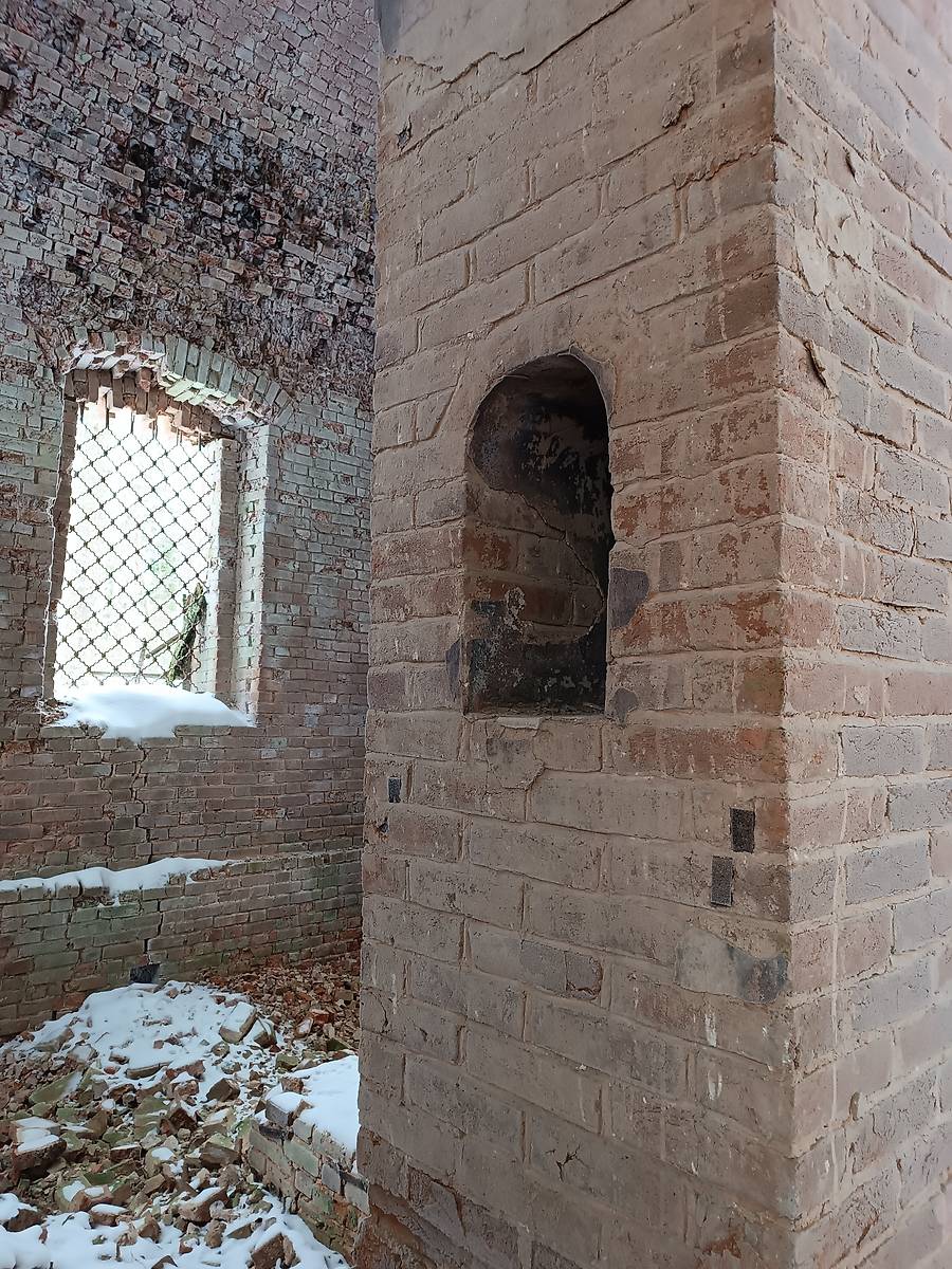 интерьер и убранство. Церковь Троицы Живоначальной, Никола Мокрый, урочище (Галичский район, Костромская область)