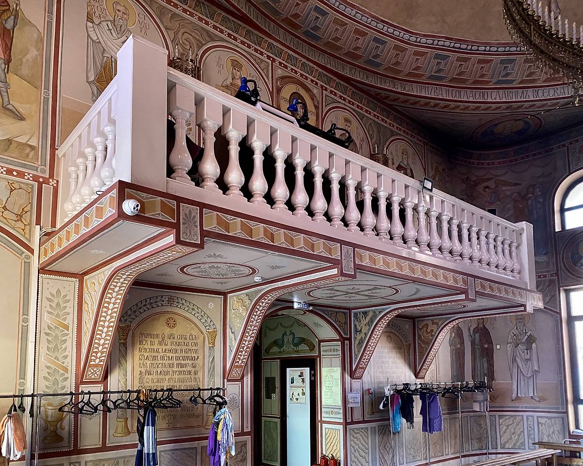 Хоры, интерьер и убранство. Церковь Кирилла и Мефодия, Кемерово (Кемерово, город, Кемеровская область)