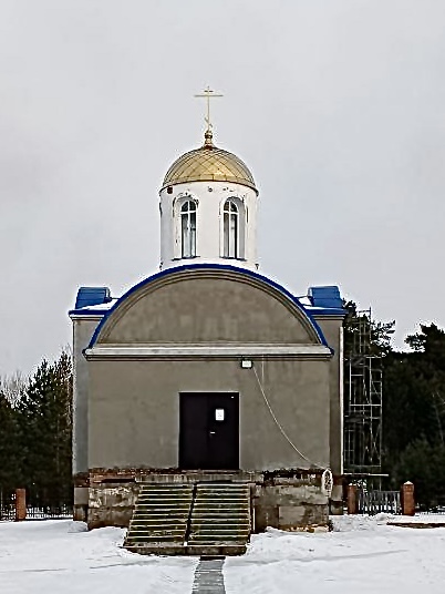 Вид с запада, фасады. Церковь Михаила Архангела, Горный (Улётовский район, Забайкальский край)