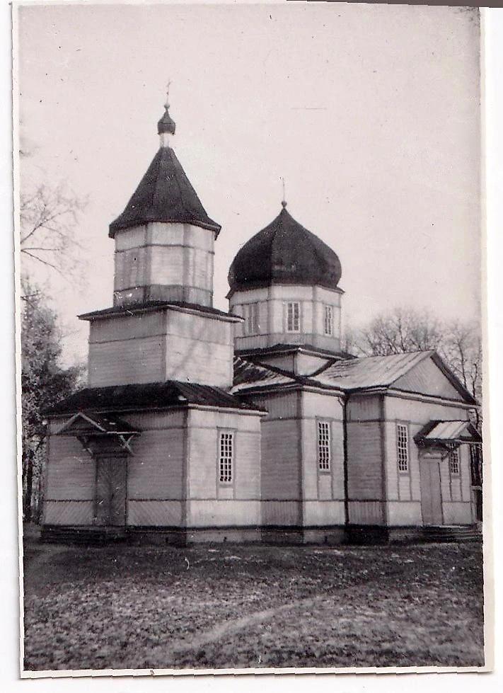 Фото 1941 г. с аукциона e-bay.de, архивная фотография. Церковь Рождества Пресвятой Богородицы (утраченная), Мокраны (Малоритский район, Беларусь, Брестская область)