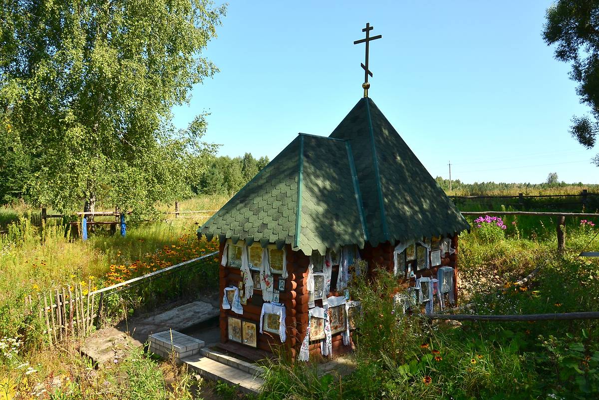 фасады. Неизвестная надкладезная часовня, Синявка (Новозыбковский район и г. Новозыбков, Брянская область)