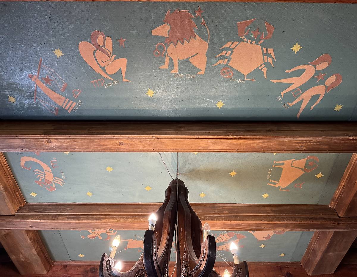 Роспись потолка в притворе, интерьер и убранство. Церковь Константина и Елены, Каракас (Венесуэла, Прочие страны)