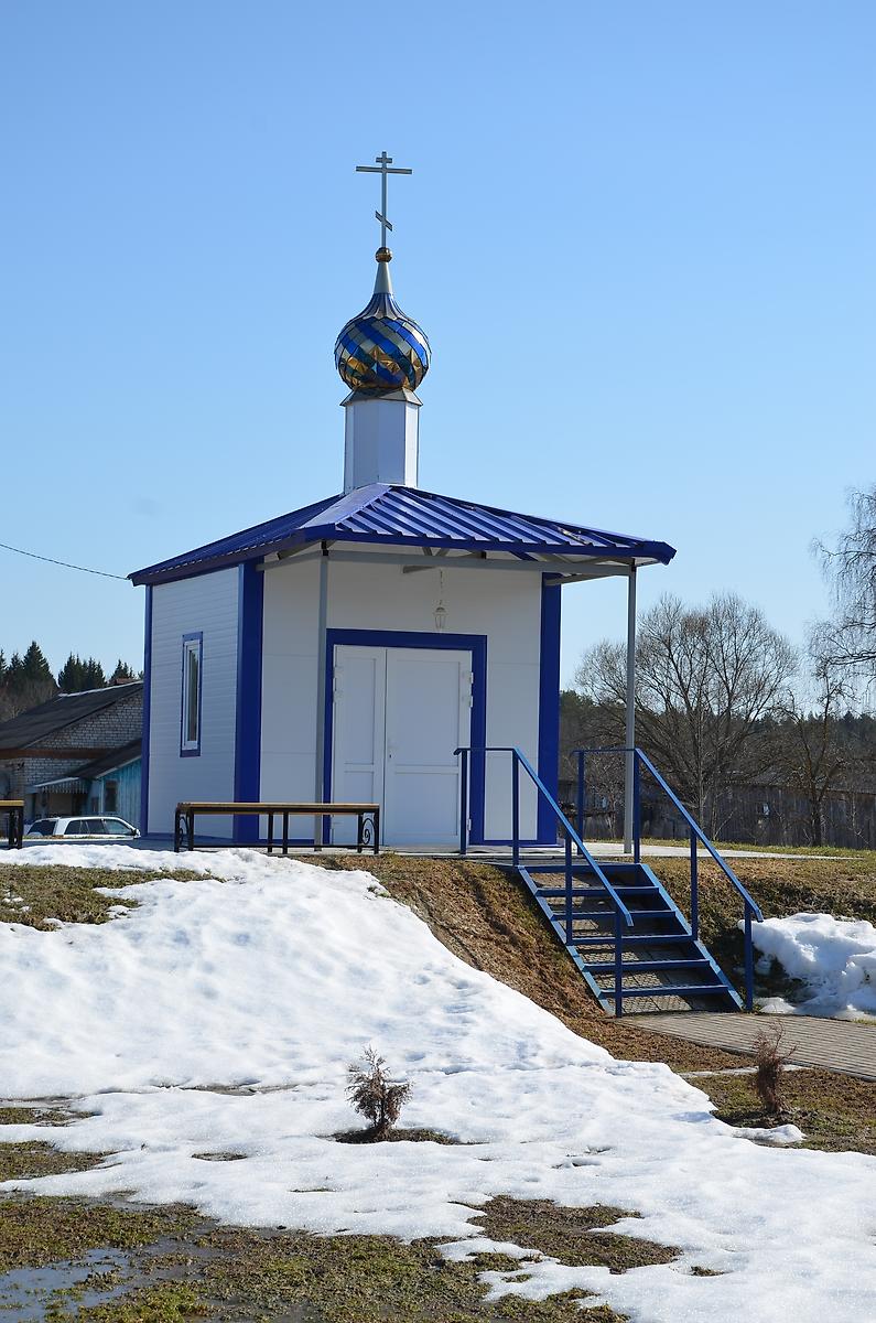 фасады. Часовня Георгия Победоносца, Никольское (поселение Никольское) (Дзержинский район, Калужская область)