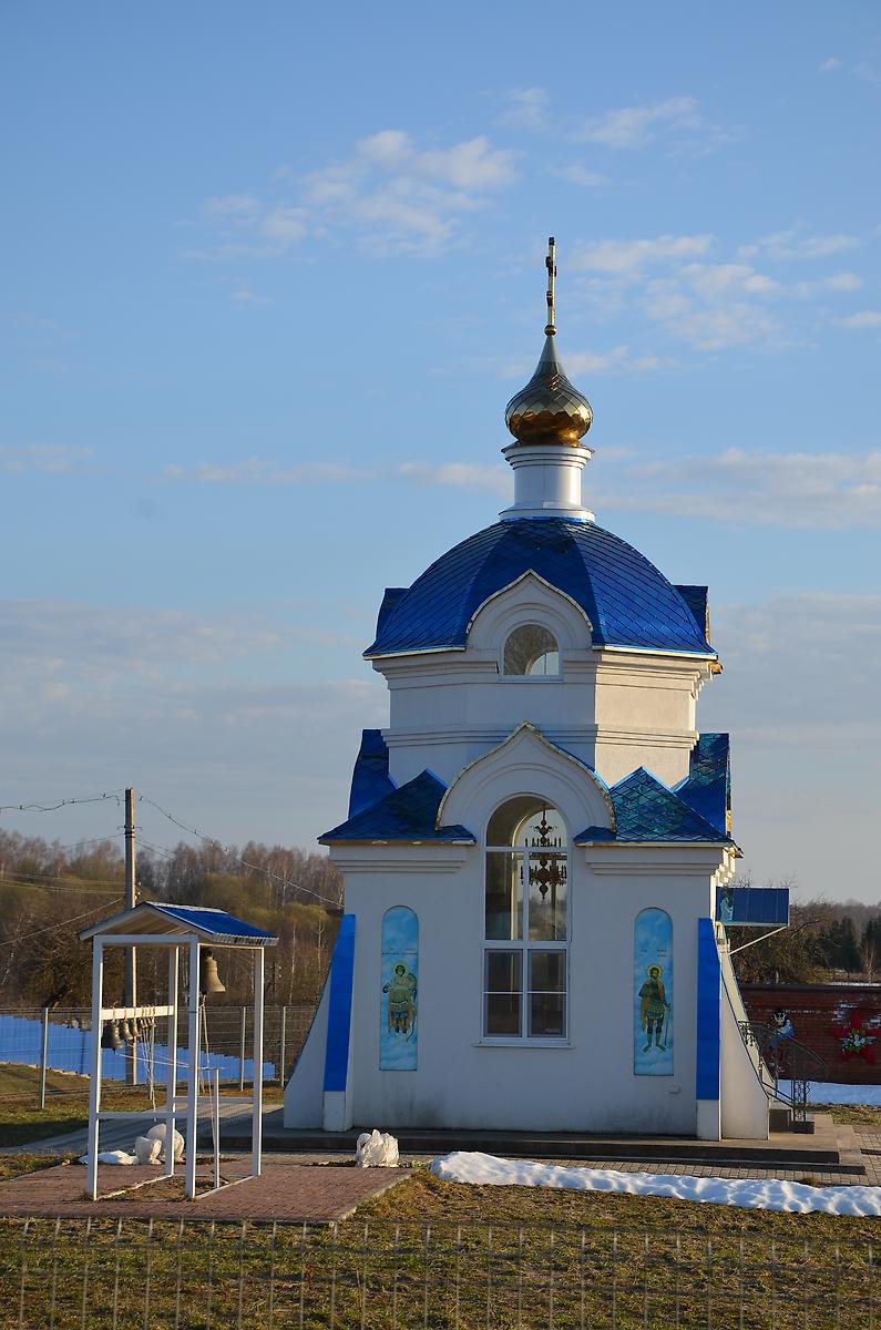 Северный фасад, фасады. Часовня Смоленской иконы Божией Матери, Ивановское (Износковский район, Калужская область)