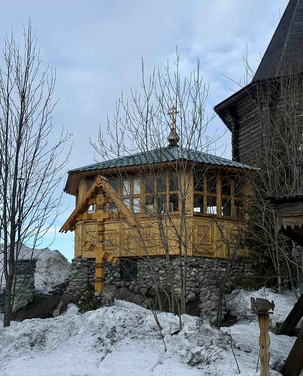 фасады. Троицкий Феодоритов Кольский мужской монастырь. Часовня в честь воинов-защитников Севера, Мурманск (Мурманск, город, Мурманская область)