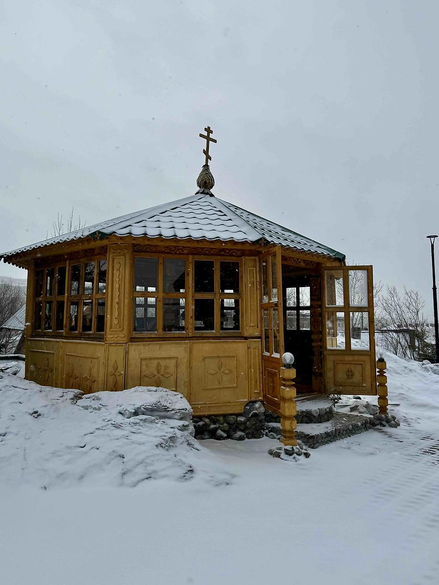 фасады. Троицкий Феодоритов Кольский мужской монастырь. Часовня в честь воинов-защитников Севера, Мурманск (Мурманск, город, Мурманская область)