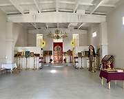 Церковь Успения Пресвятой Богородицы (новая) на Громовском старообрядческом кладбище, Вид от входа, Санкт-Петербург, Санкт-Петербург, г. Санкт-Петербург