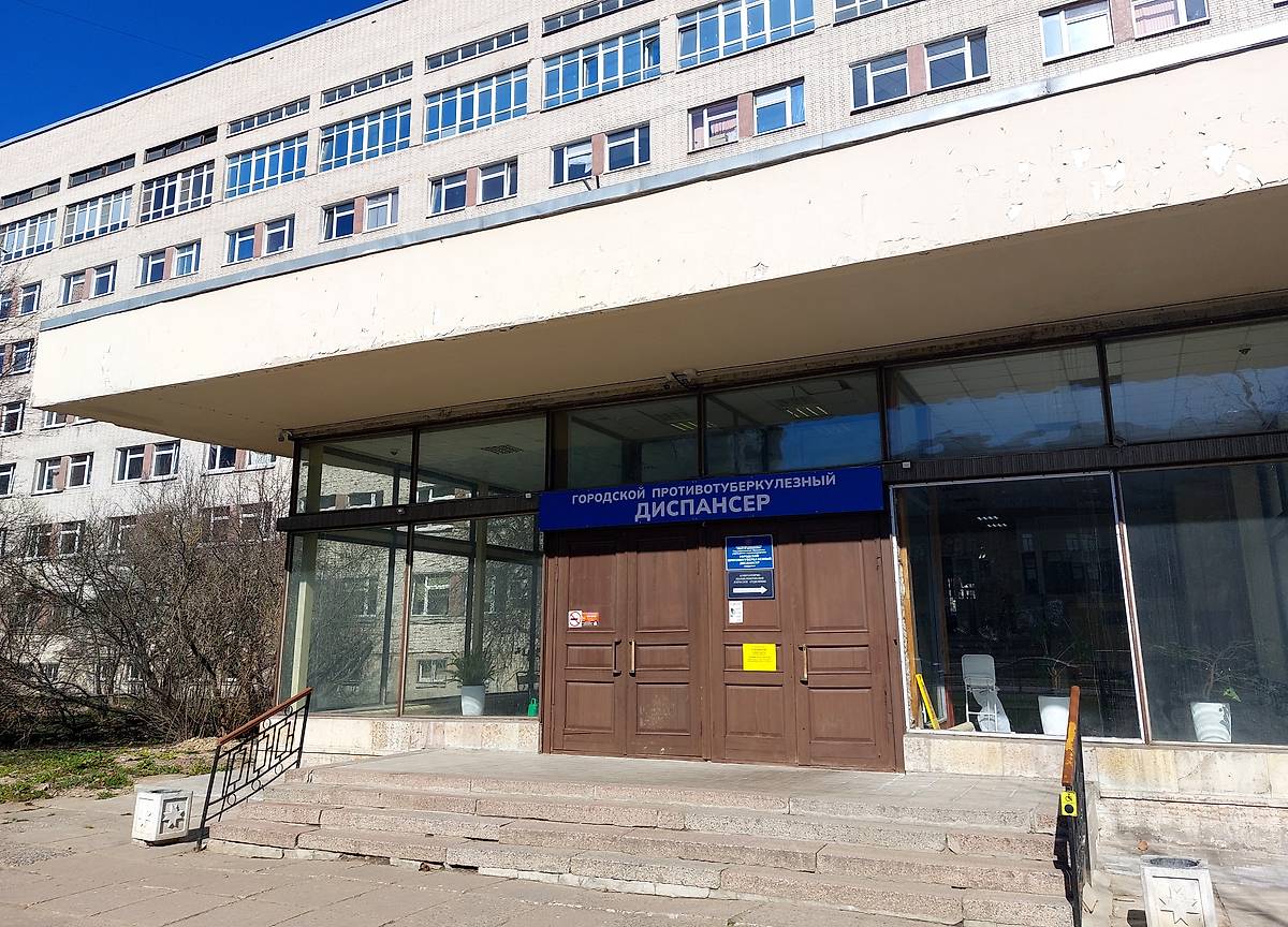 фасады. Домовая церковь Иоанна Кронштадтского в Городском противотуберкулёзном диспансере, Московский район (Санкт-Петербург, г. Санкт-Петербург)