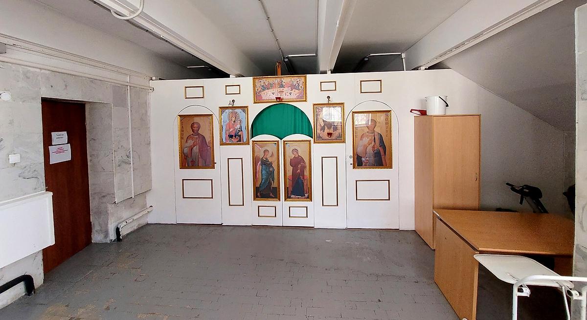 интерьер и убранство. Домовая церковь Иоанна Кронштадтского в Городском противотуберкулёзном диспансере, Московский район (Санкт-Петербург, г. Санкт-Петербург)