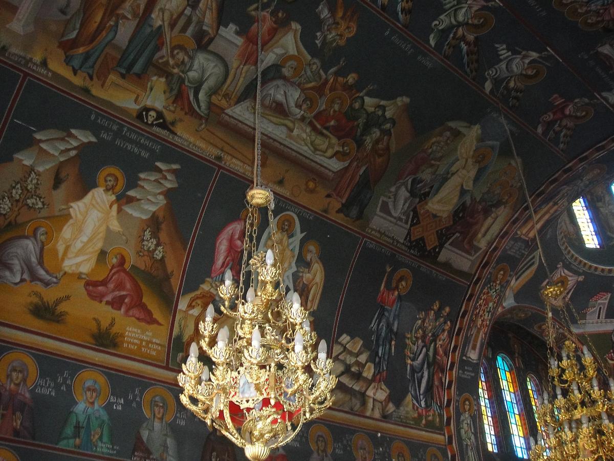 интерьер и убранство. Церковь Нектария Эгинского, Архиполи (Южные Эгейские острова (Περιφέρεια Νοτίου Αιγαίου), Греция)