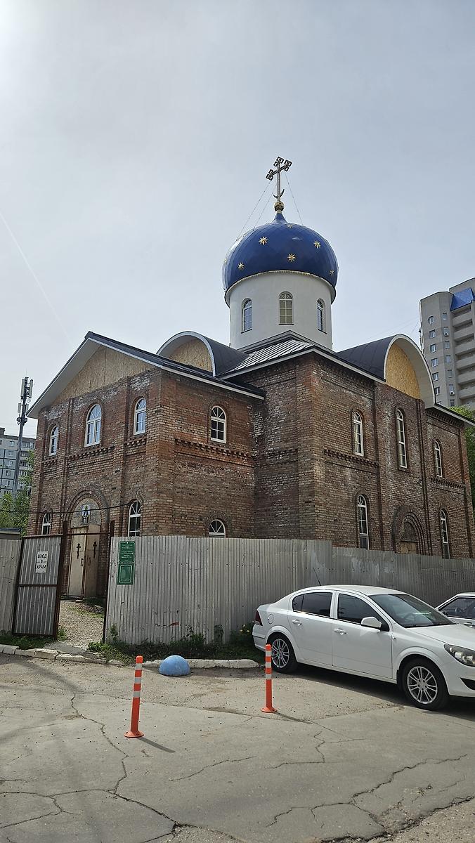 фасады. Церковь Владимирской иконы Божией Матери в Приволжском микрорайоне, Самара (Самара, город, Самарская область)