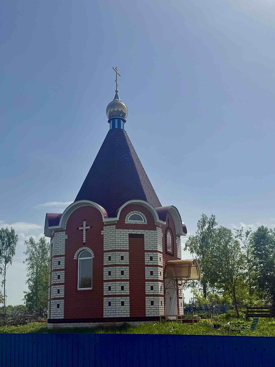 фасады. Часовня на месте церкви Воздвижения Креста Господня, Виткулово (Сосновский район, Нижегородская область)