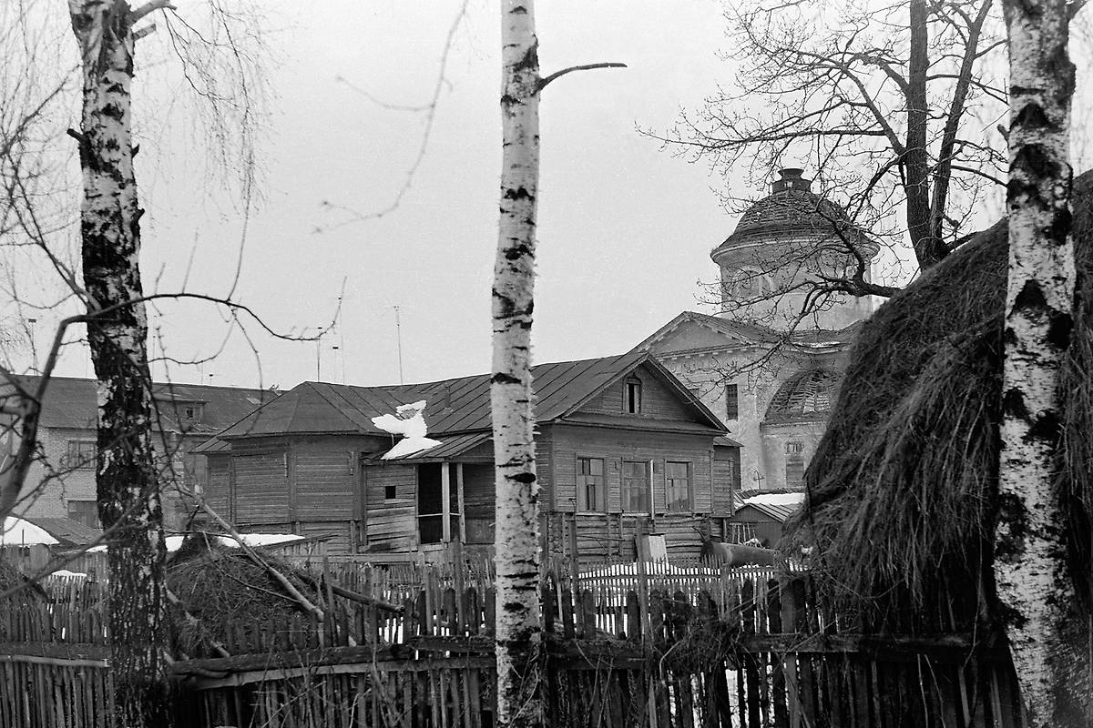 архивная фотография. Церковь Николая Чудотворца, Пречистое (Гагаринский район, Смоленская область)