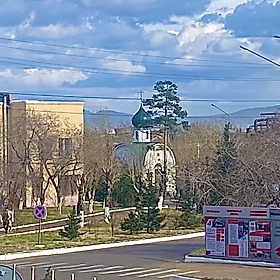 Улан-Удэ. Часовня Благовещения Пресвятой Богородицы на Локомотиворемонтном заводе