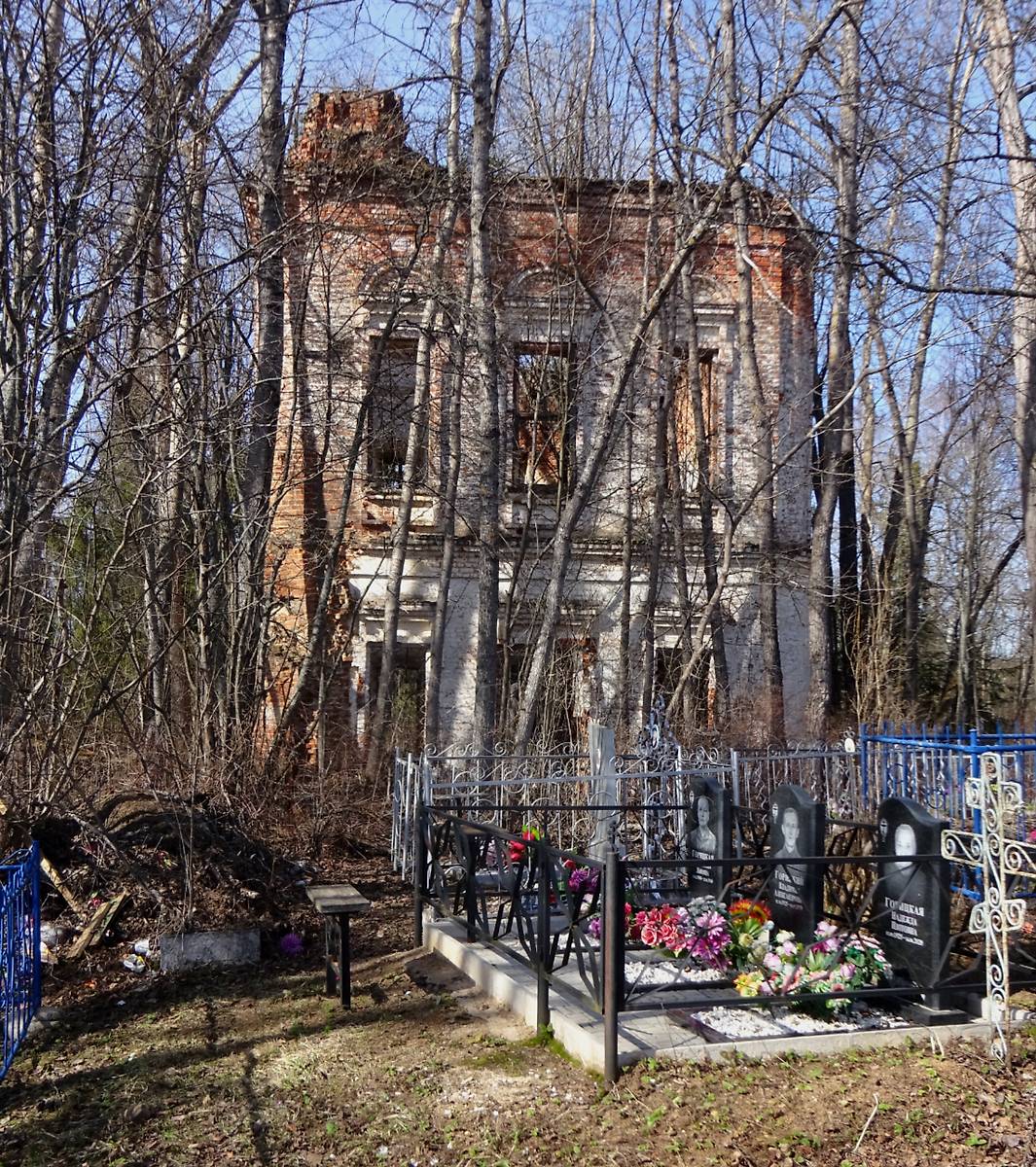 фасады. Церковь Николая Чудотворца, Горки, урочище (Сусанинский район, Костромская область)