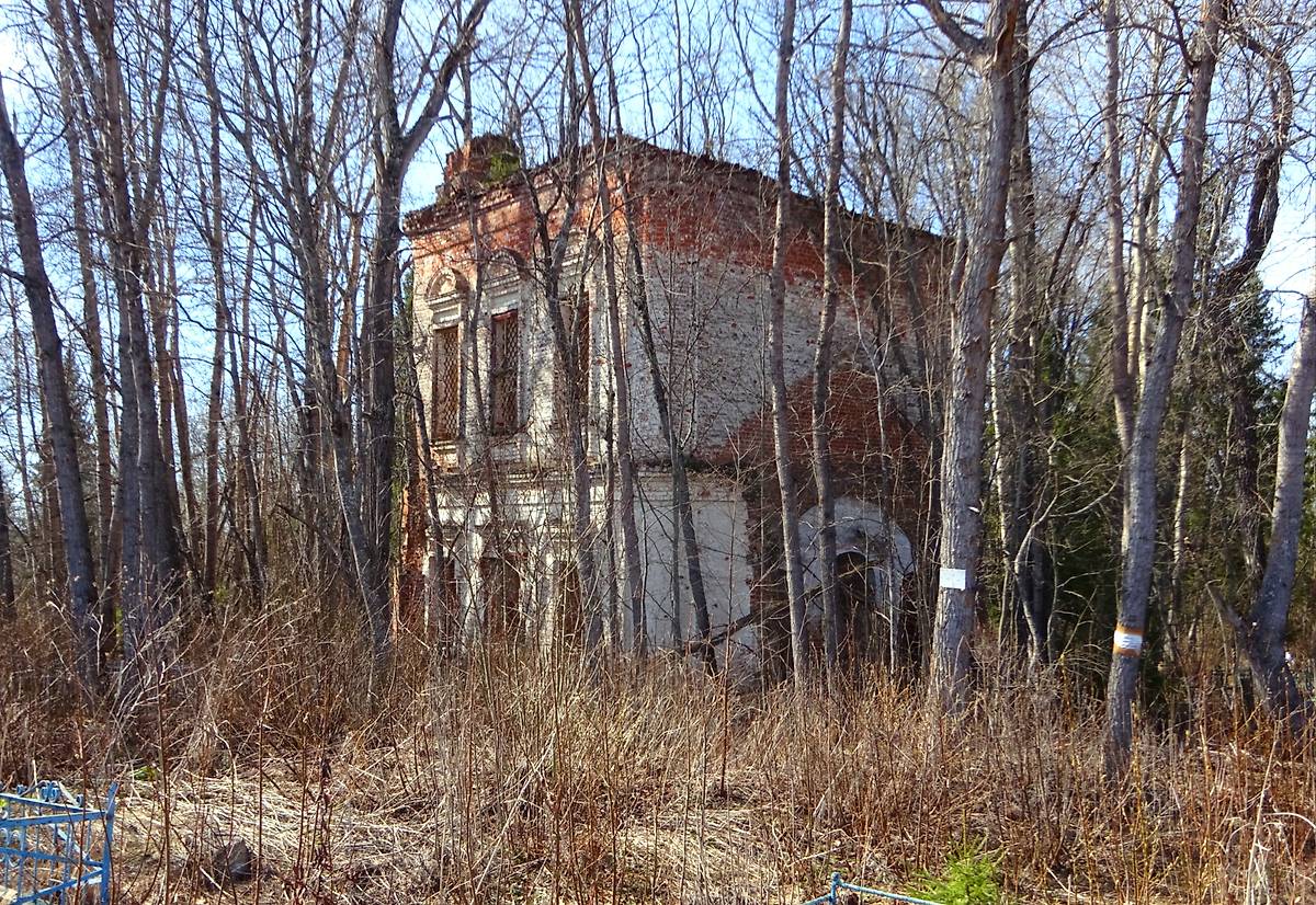 фасады. Церковь Николая Чудотворца, Горки, урочище (Сусанинский район, Костромская область)