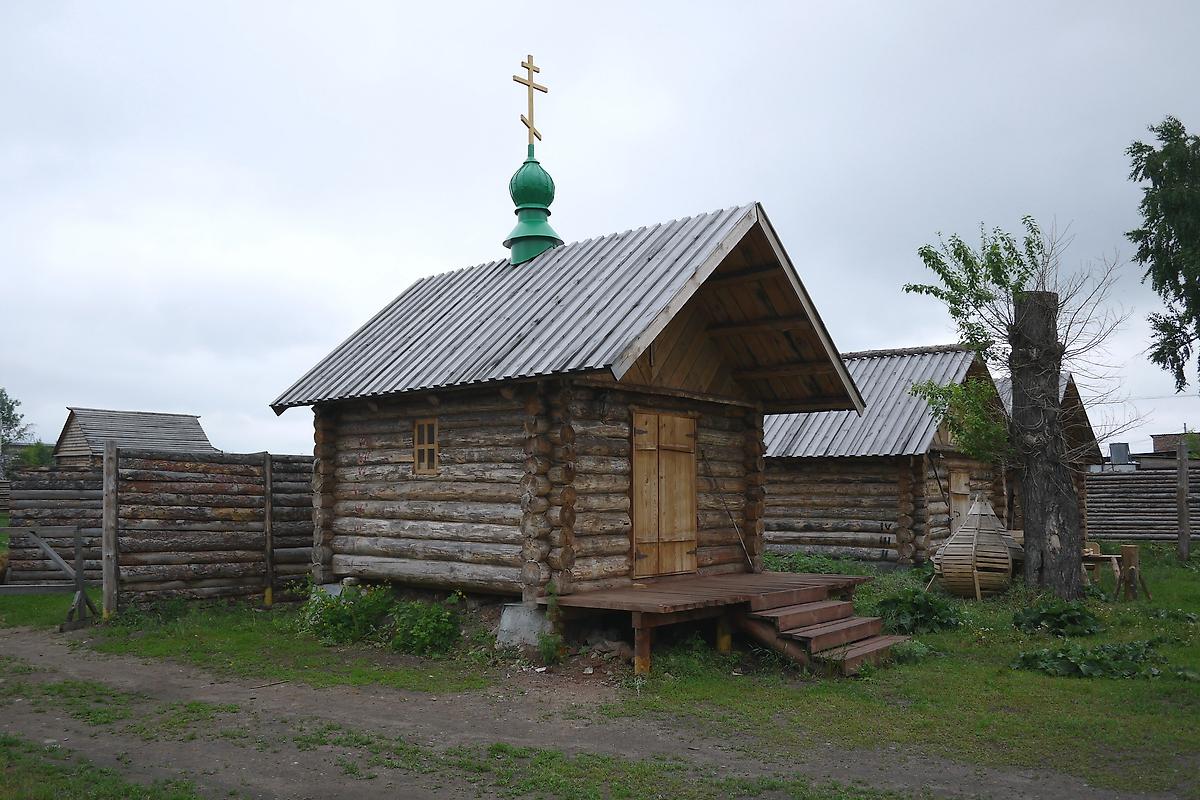 Вид с северо-запада, фасады. Часовня Троицы Живоначальной, Троицк (Троицкий район и г. Троицк, Челябинская область)