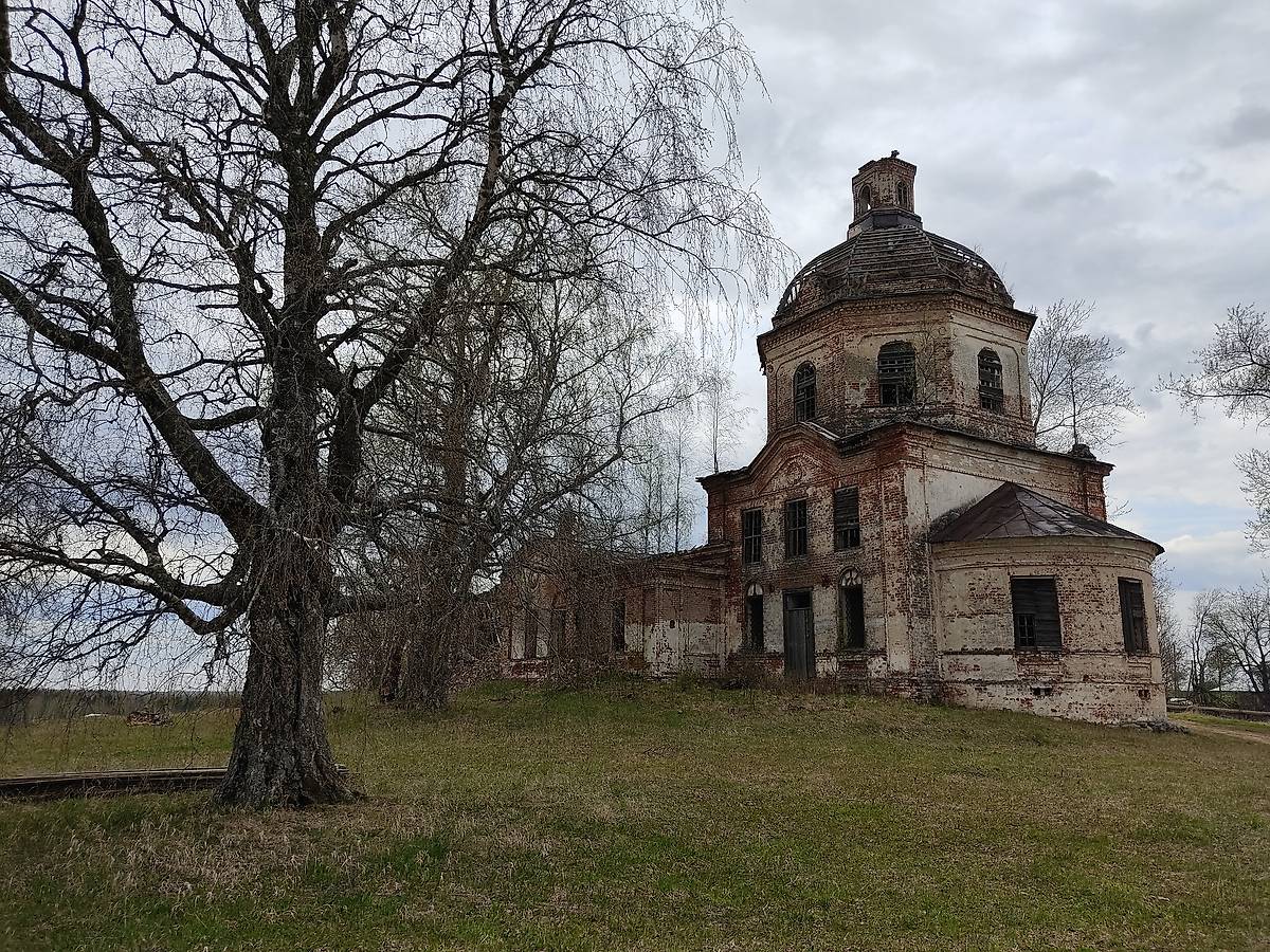 фасады. Церковь Николая Чудотворца, Никольское (Никольский район, Вологодская область)