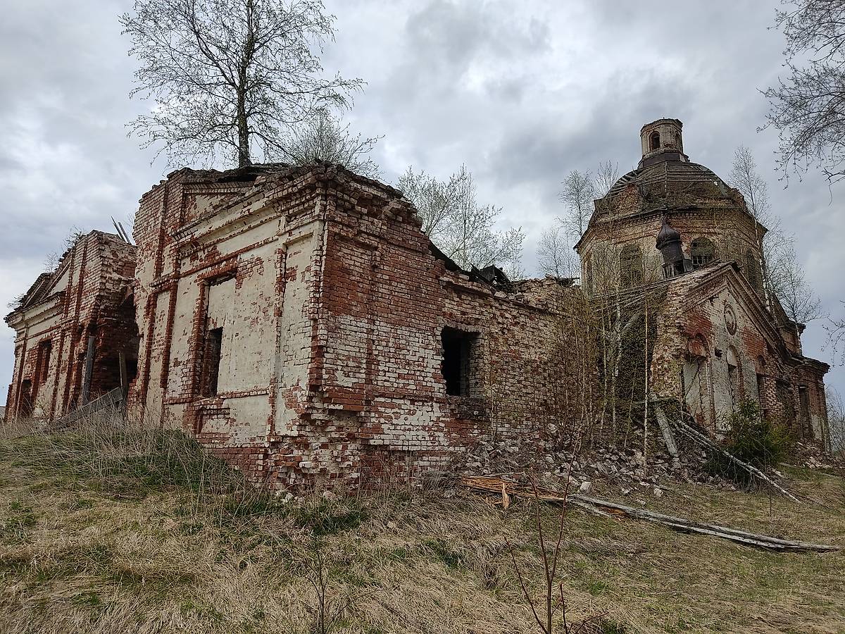 фасады. Церковь Николая Чудотворца, Никольское (Никольский район, Вологодская область)