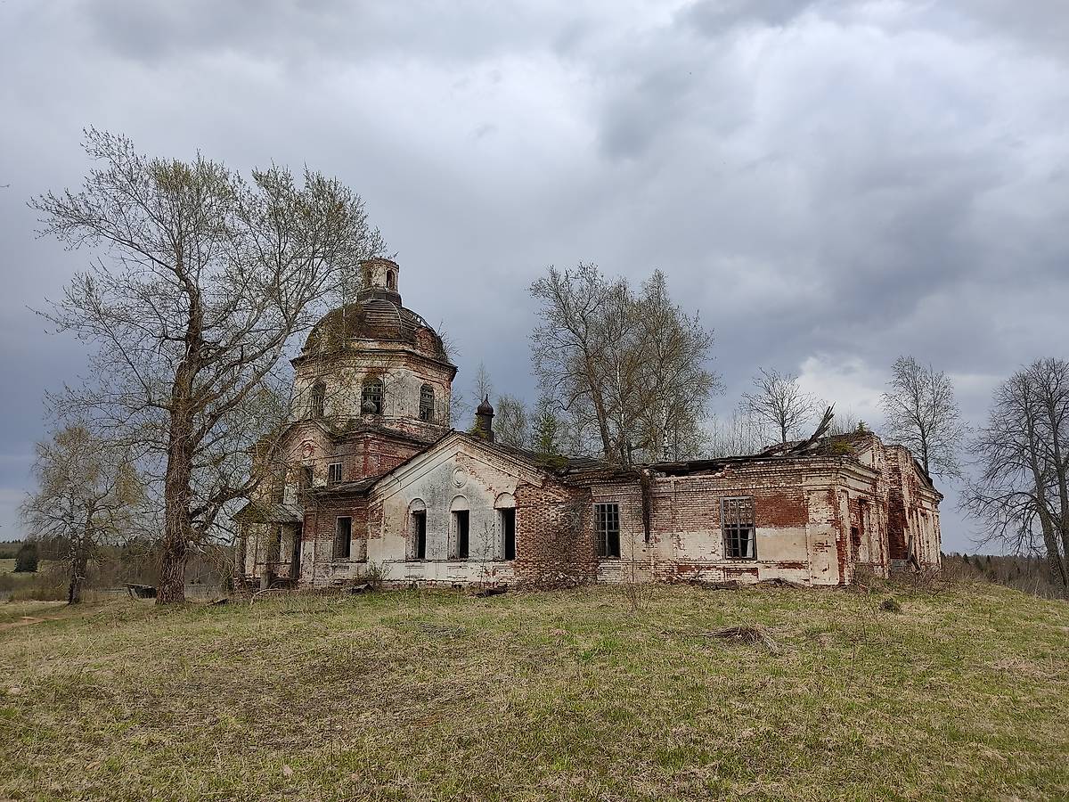 фасады. Церковь Николая Чудотворца, Никольское (Никольский район, Вологодская область)