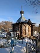 Часовня Преображения Господня на Старопосадском кладбище (новая), На фото новая часовня из нового материала на месте старой, Касимов, Касимовский район и г. Касимов, Рязанская область