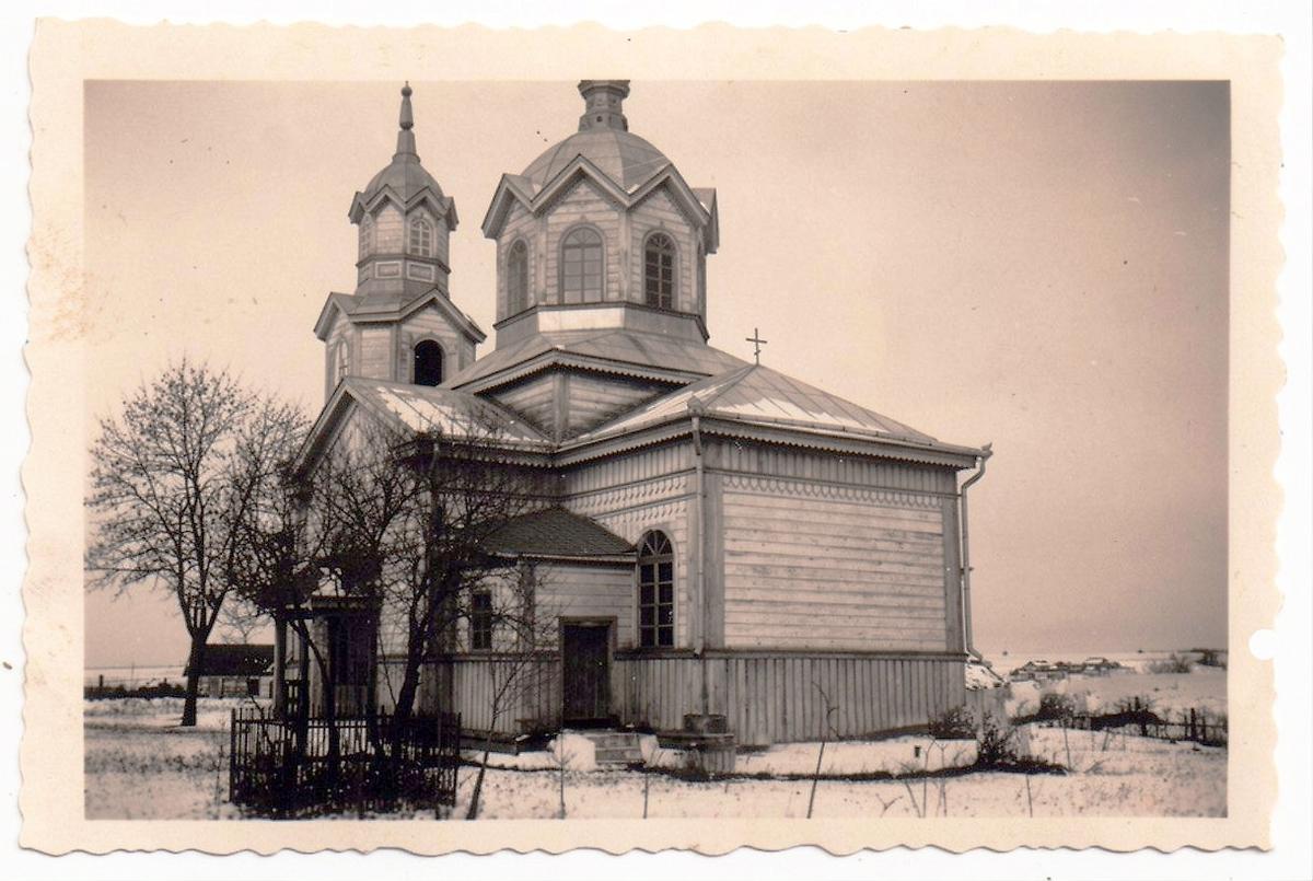 Фото 1941 г. с аукциона e-bay.de, архивная фотография. Церковь Покрова Пресвятой Богородицы, Великая Омеляна (Ровенский район, Украина, Ровненская область)