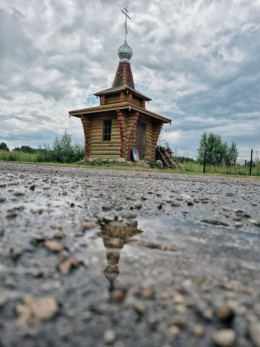 художественные фотографии. Часовня Благовещения Пресвятой Богородицы, Нагово (Старорусский район, Новгородская область)